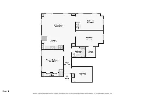 Floor plan 4 Bedroom