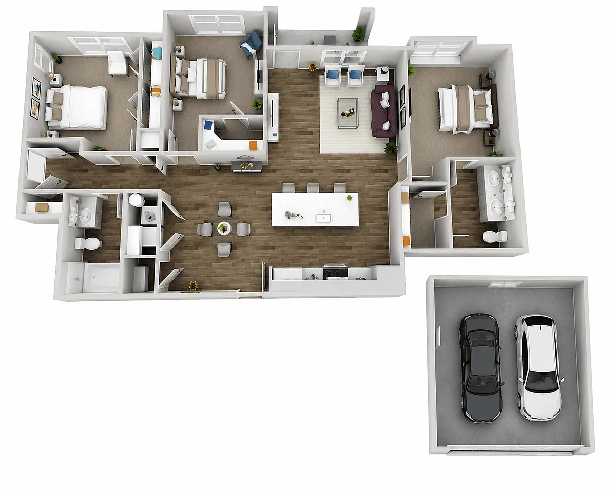 Floor plan Clydesdale (Upper)