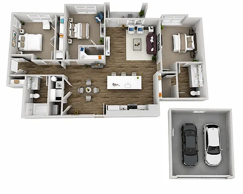 Floor plan Clydesdale (Upper)