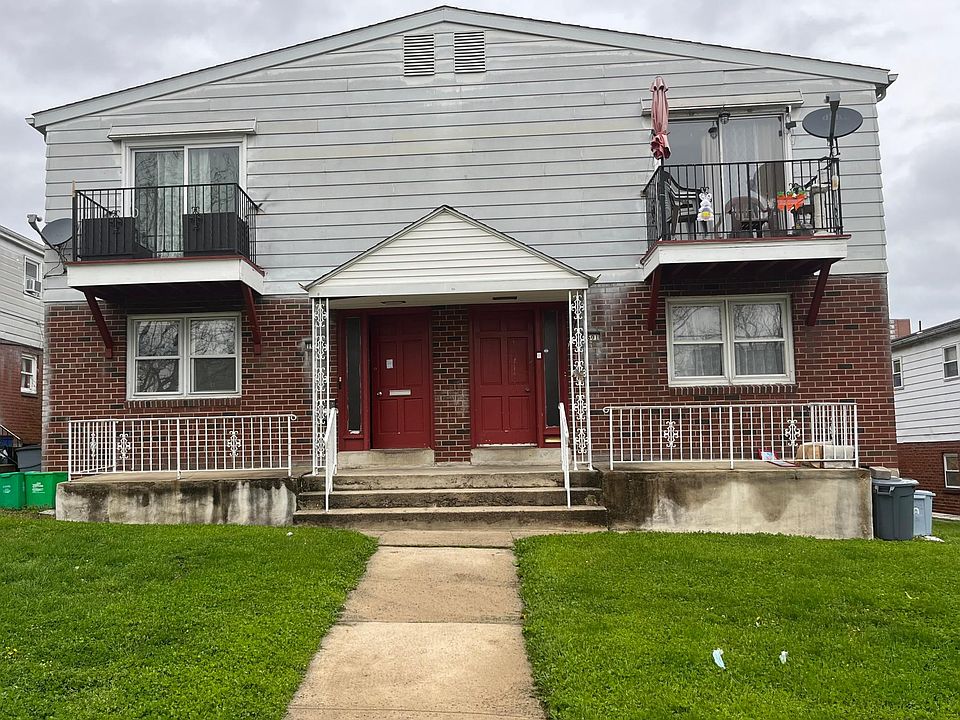 Your new home is the bottom left unit of this fourplex