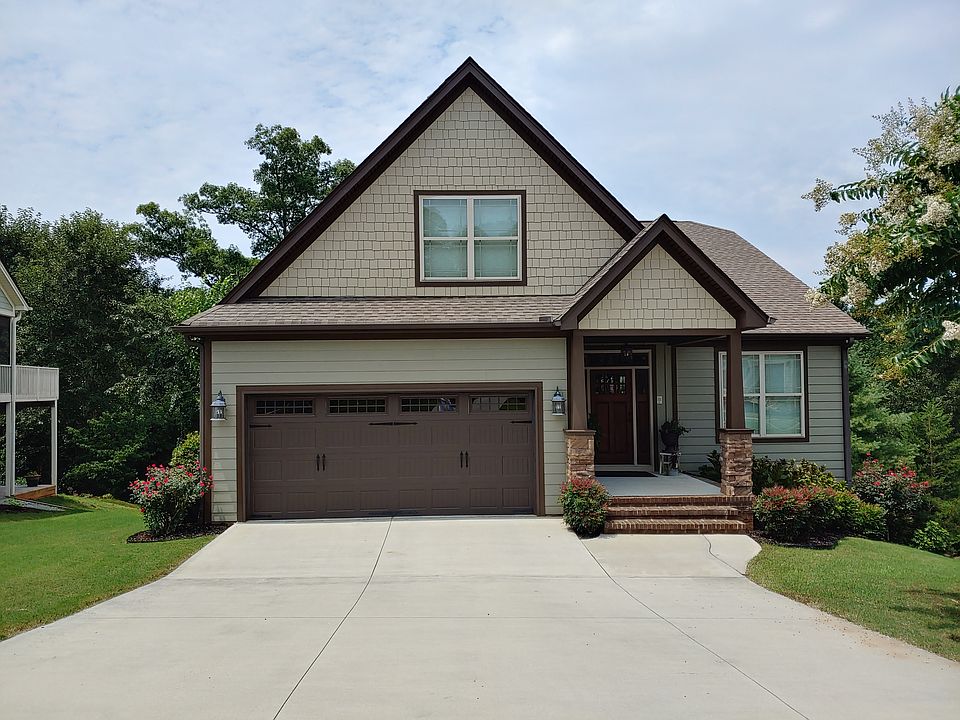 Street view, wide driveway