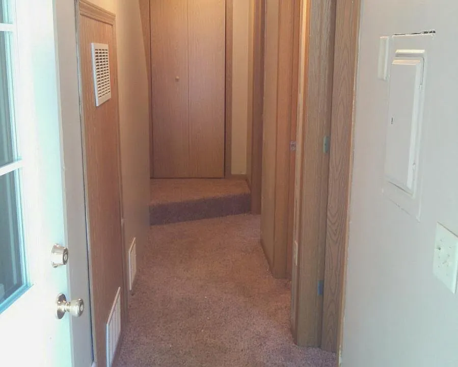 Basement Entrance, Laundry located to left
