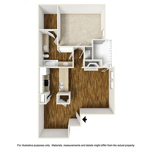 Floor plan Sawgrass-A3