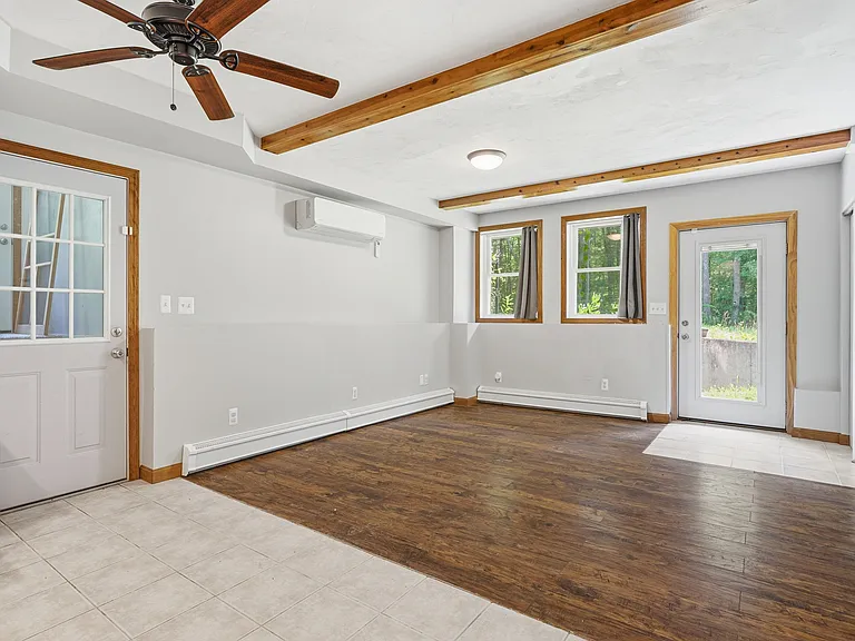 Basement studio room