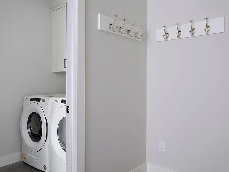 1st floor laundry and mud room