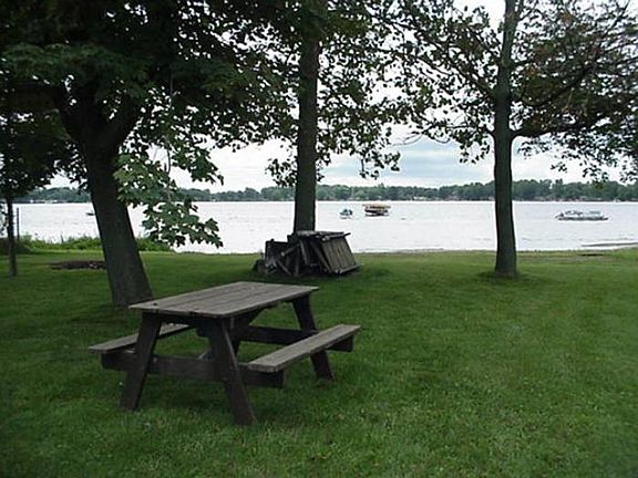 View of lake from home