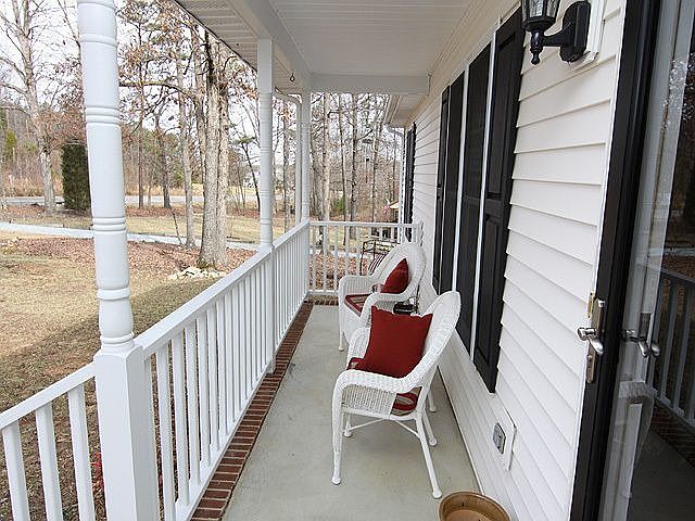 Covered front porch