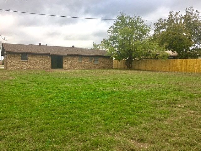 huge backyard