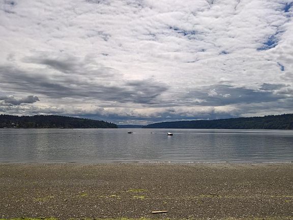From the beach looking south