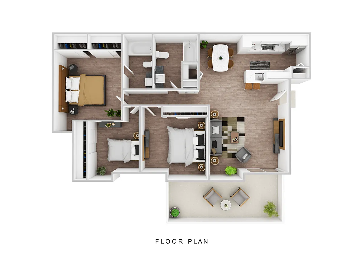 Floor plan 3x2 Platinum