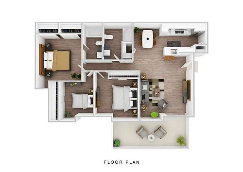 Floor plan 3x2 Platinum