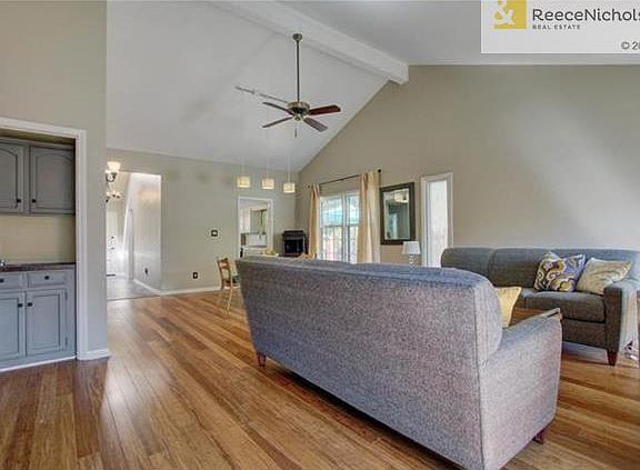 Entertaining will be easy with this built-in wet bar.