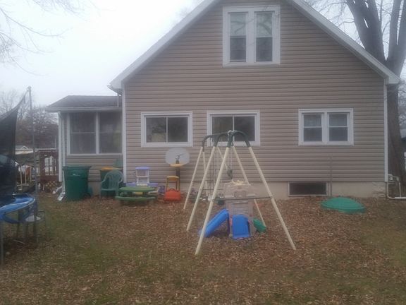 East side of the house.
