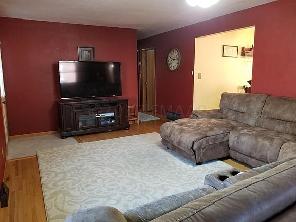 Living Room with Hardwood Flooring