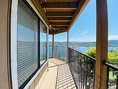 Wrap-around deck.