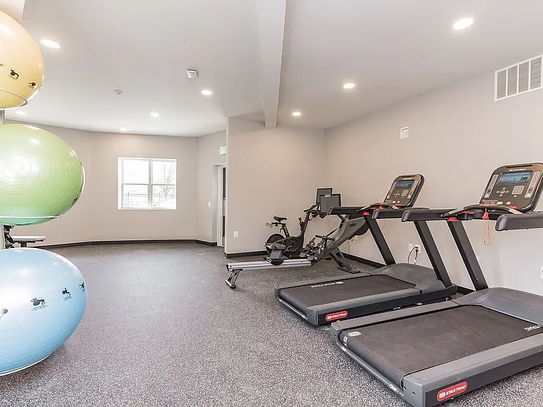 Get active in our state-of-the-art fitness center, equipped for your workout routines.
