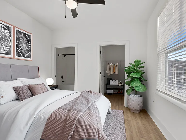 A bedroom designed for rest and everyday comfort