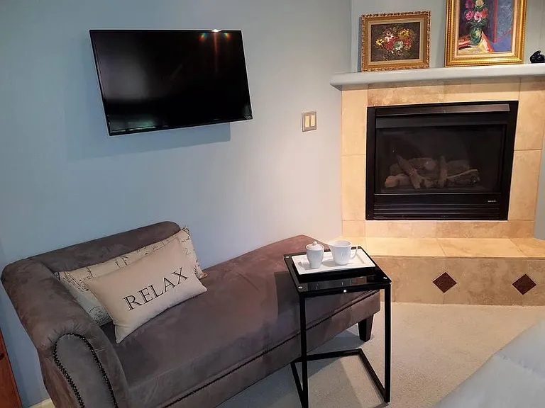 Heat rated fireplace