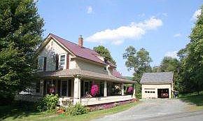 Front of house and garage