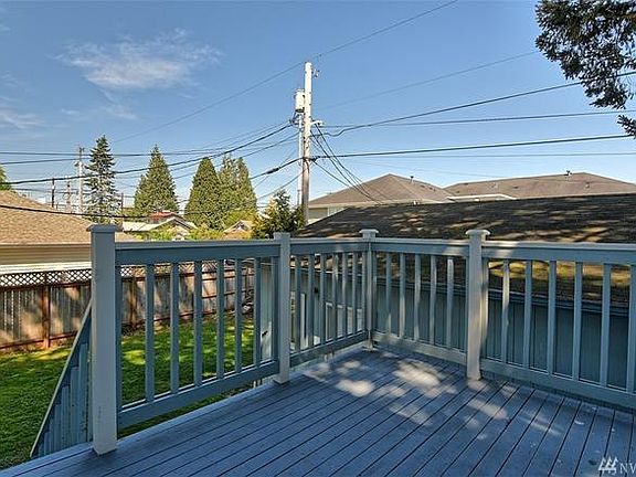 Large deck for you near your back door!