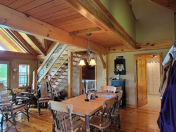 Open concept living dining.