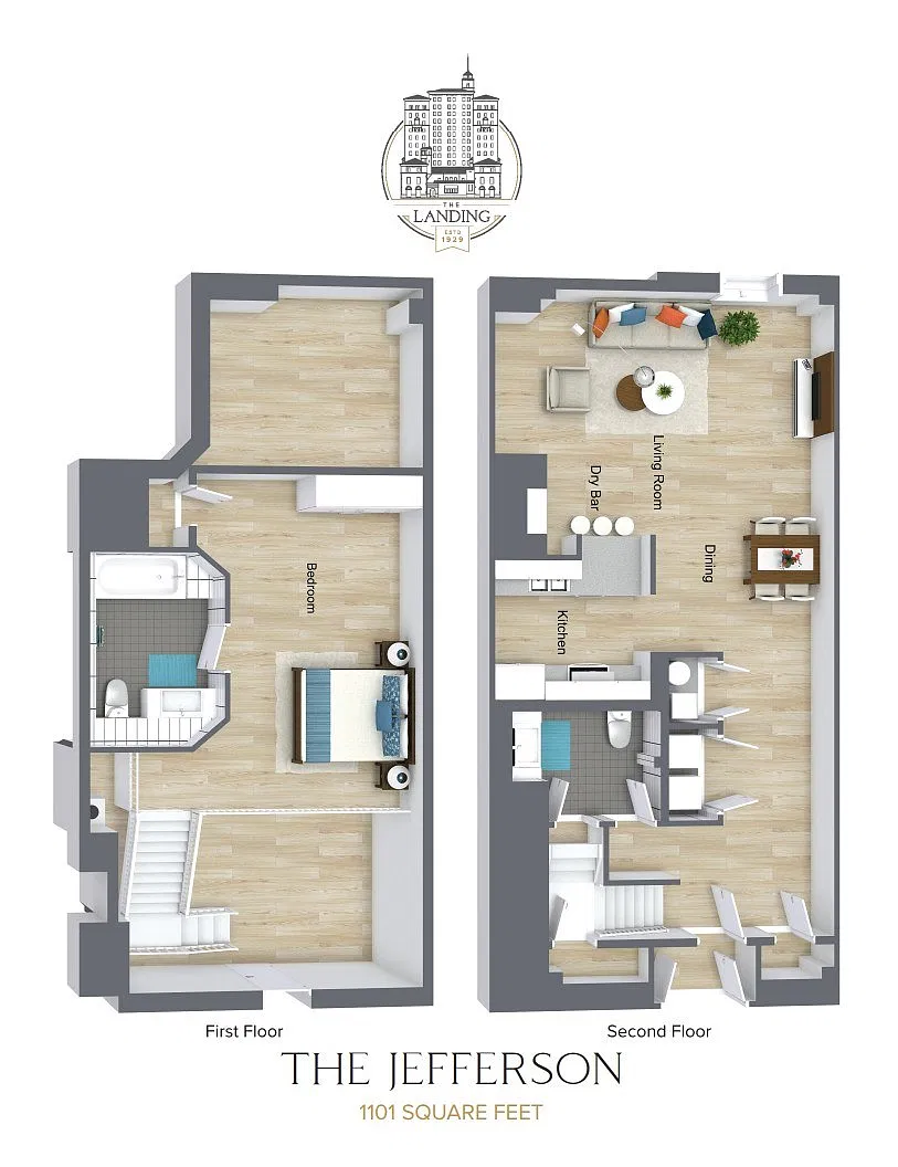 Floor plan The Jefferson