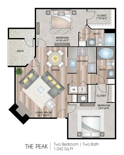 Floor plan The Peak