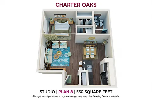 Floor plan Studio Plan 8