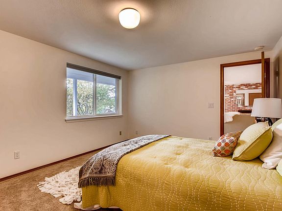 Master bedroom. View is back towards the living room.
