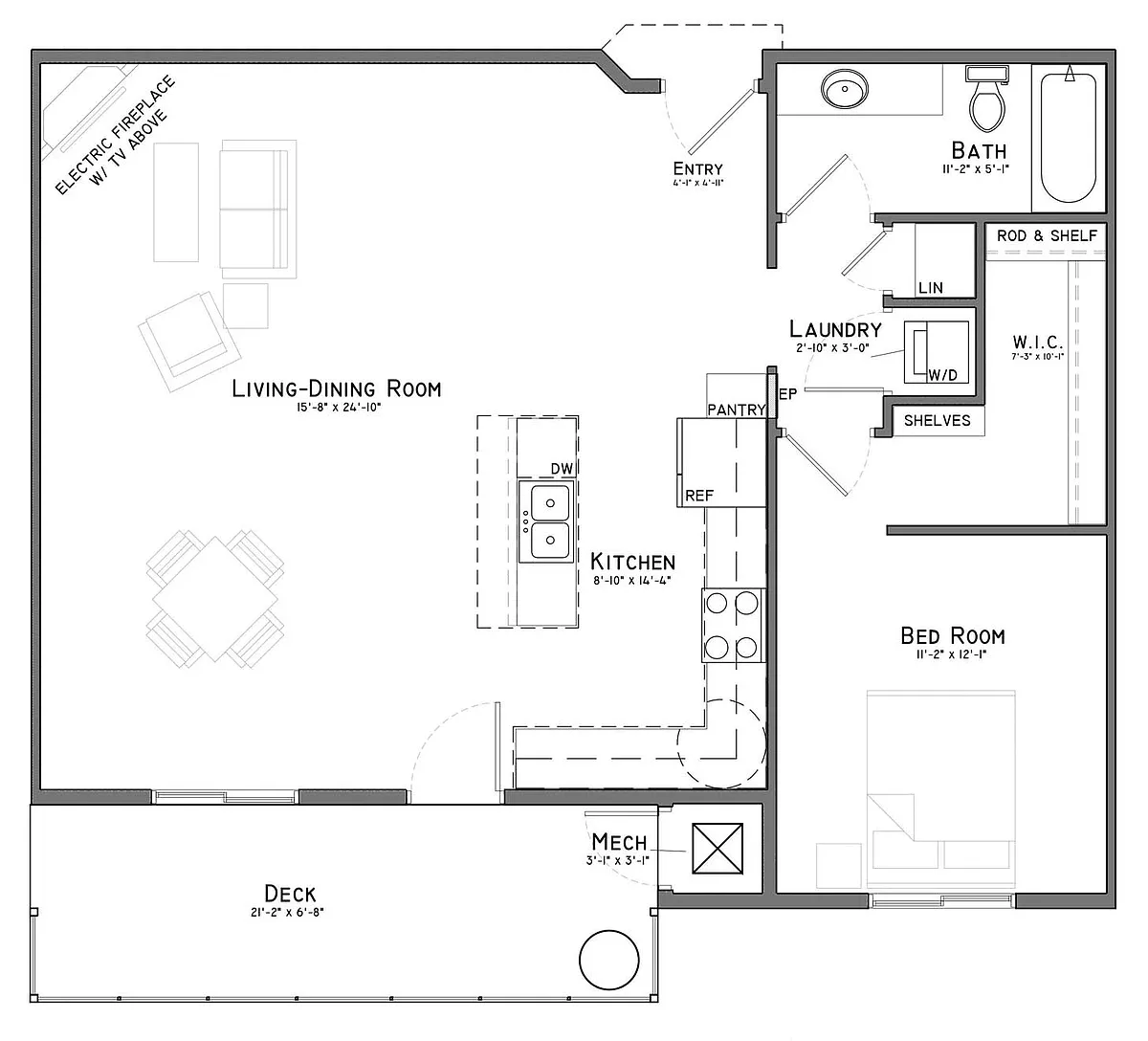 Floor plan Whitetail (B2)