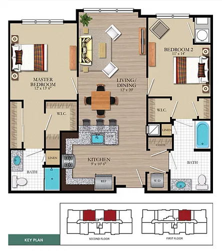 Floor plan Collins