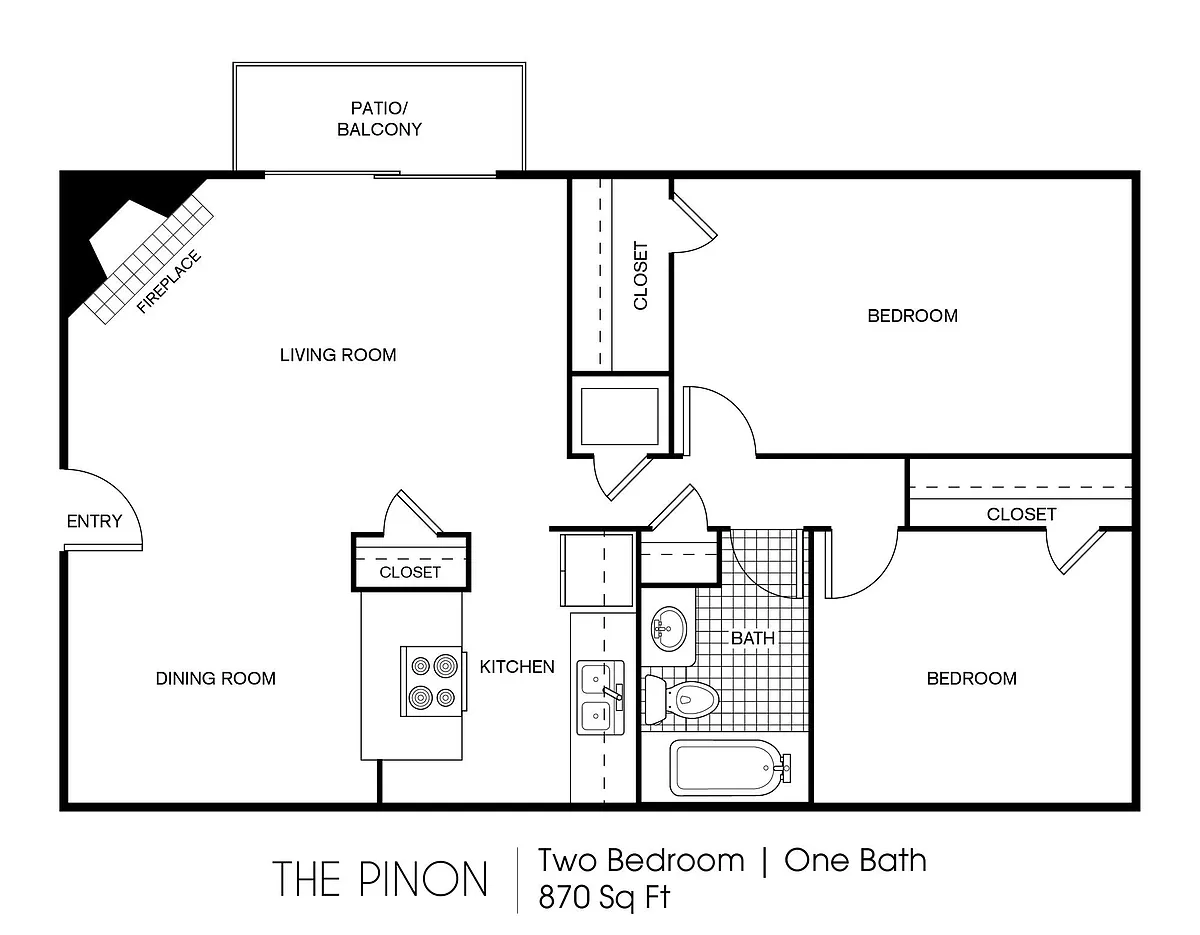 Floor plan The Pinon