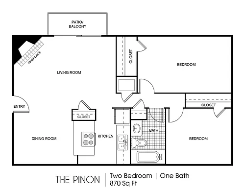 Floor plan The Pinon