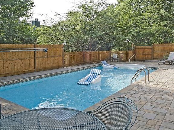Paver surround In-ground Private Pool area 