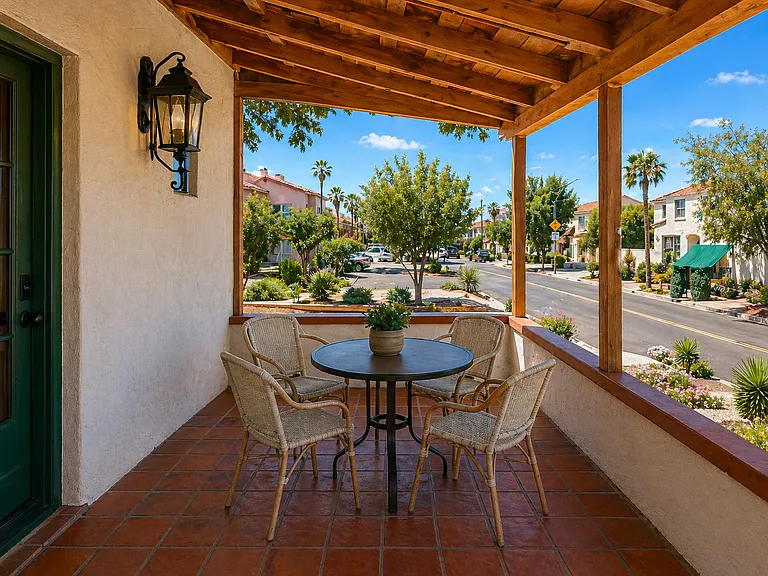 Covered patio