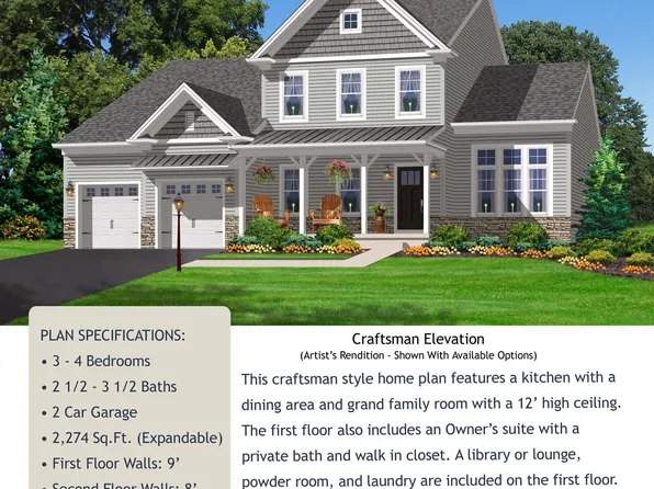 Faneuil Hall - Craftsman Plan, Old Orchard at Stones Crossing