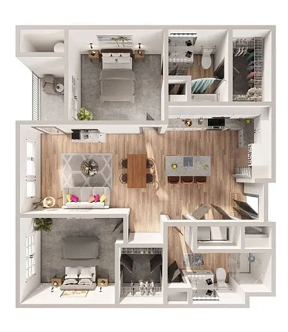 Floor plan B1