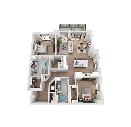 Floor plan 2.B6- Tower