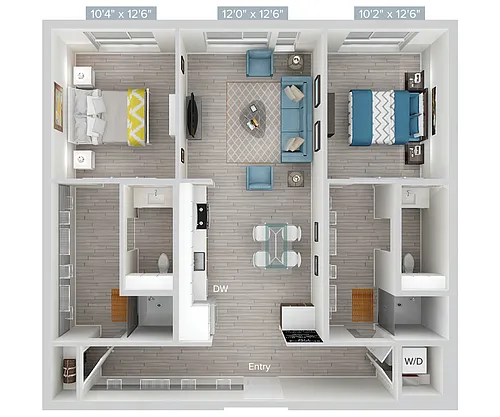 Floor plan B16V