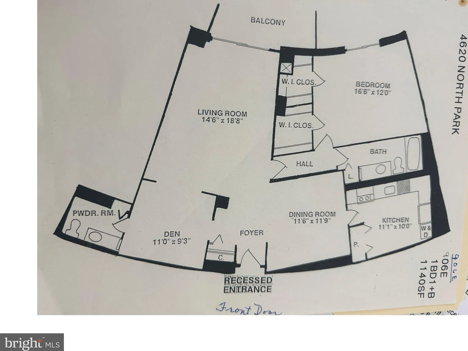 1 bed, 1.5 bath, 1140 sqft, $2,450 — Photo 3