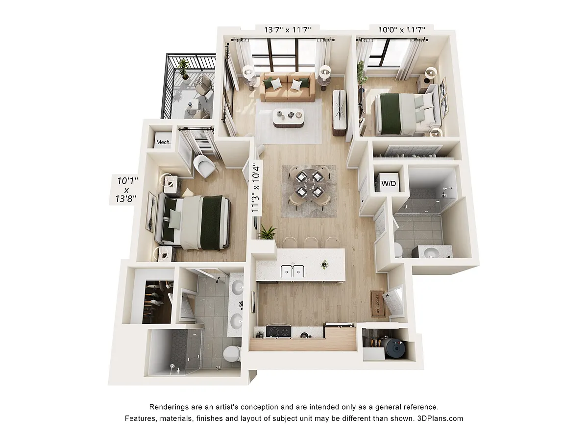 Floor plan F3