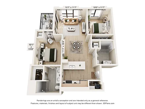 Floor plan F3