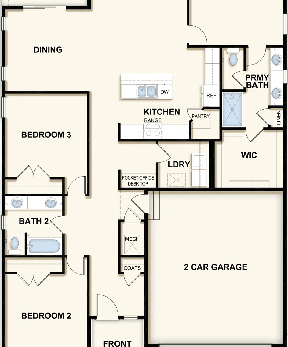 3 bed, 2.0 bath, 1762 sqft, $2,495 — Photo 2