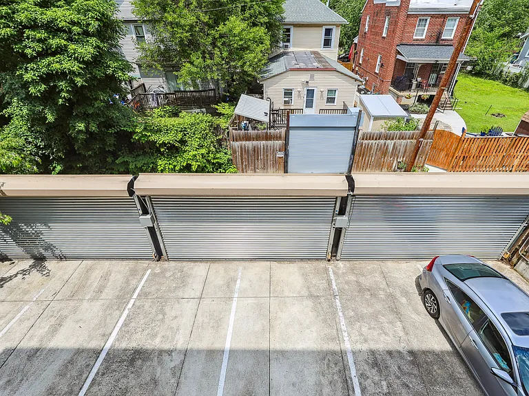 Rear Parking - Garage doors