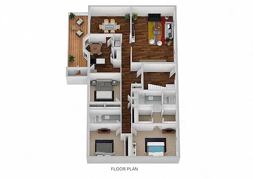 Floor plan Gloucester I & II
