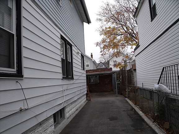 rear of driveway/carport