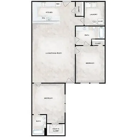 Floor plan 202 / 302