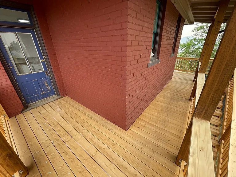 Brand new wrap-around private deck