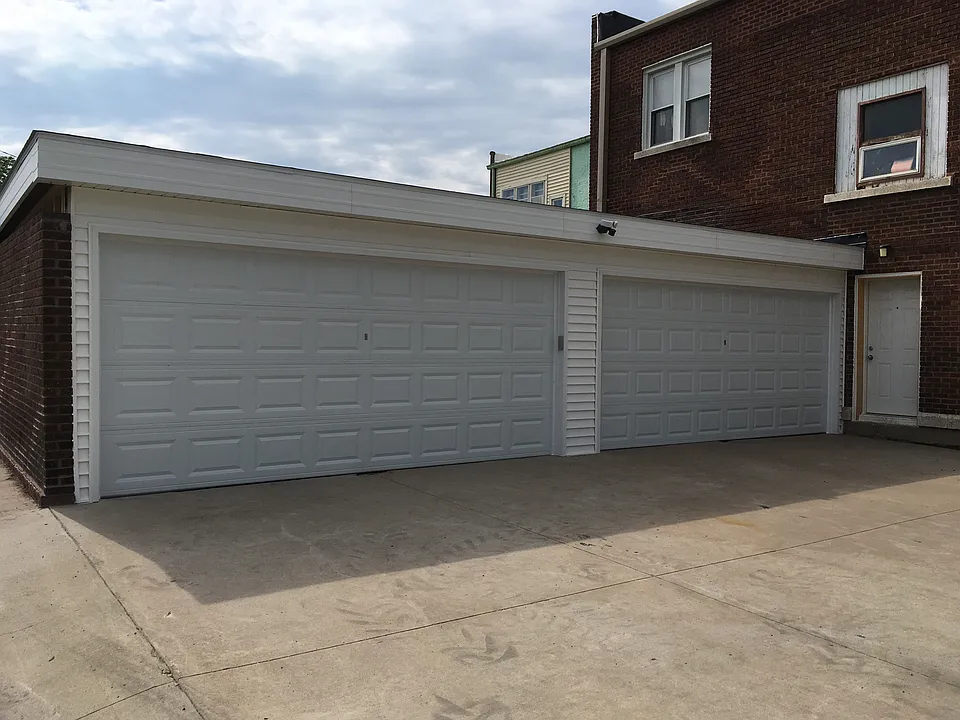 Back Door Entrance and Garage Parking