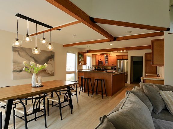 Lower floor is open floor plan